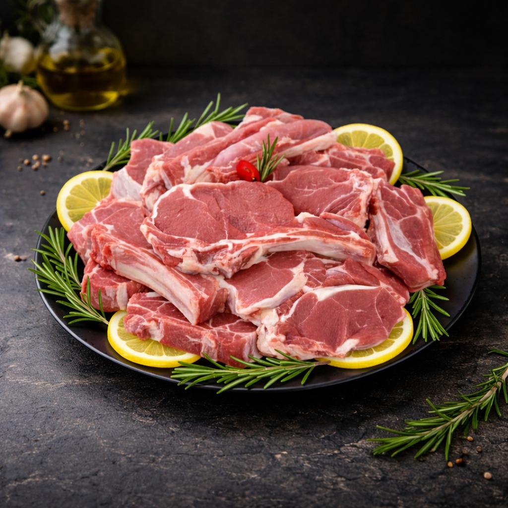 لحم عجل بلدي بالعظم 1 كيلو