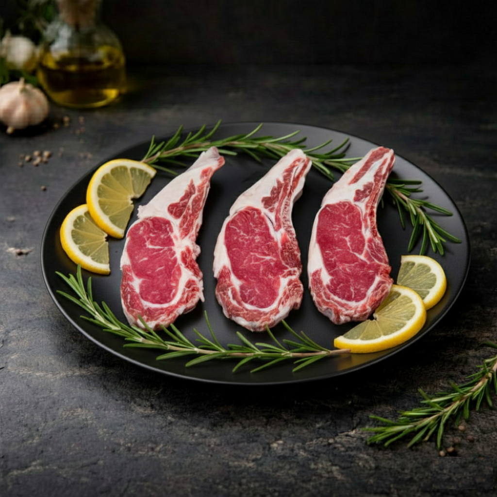 ستيك عجل بلدي بالعظم 1 كيلو