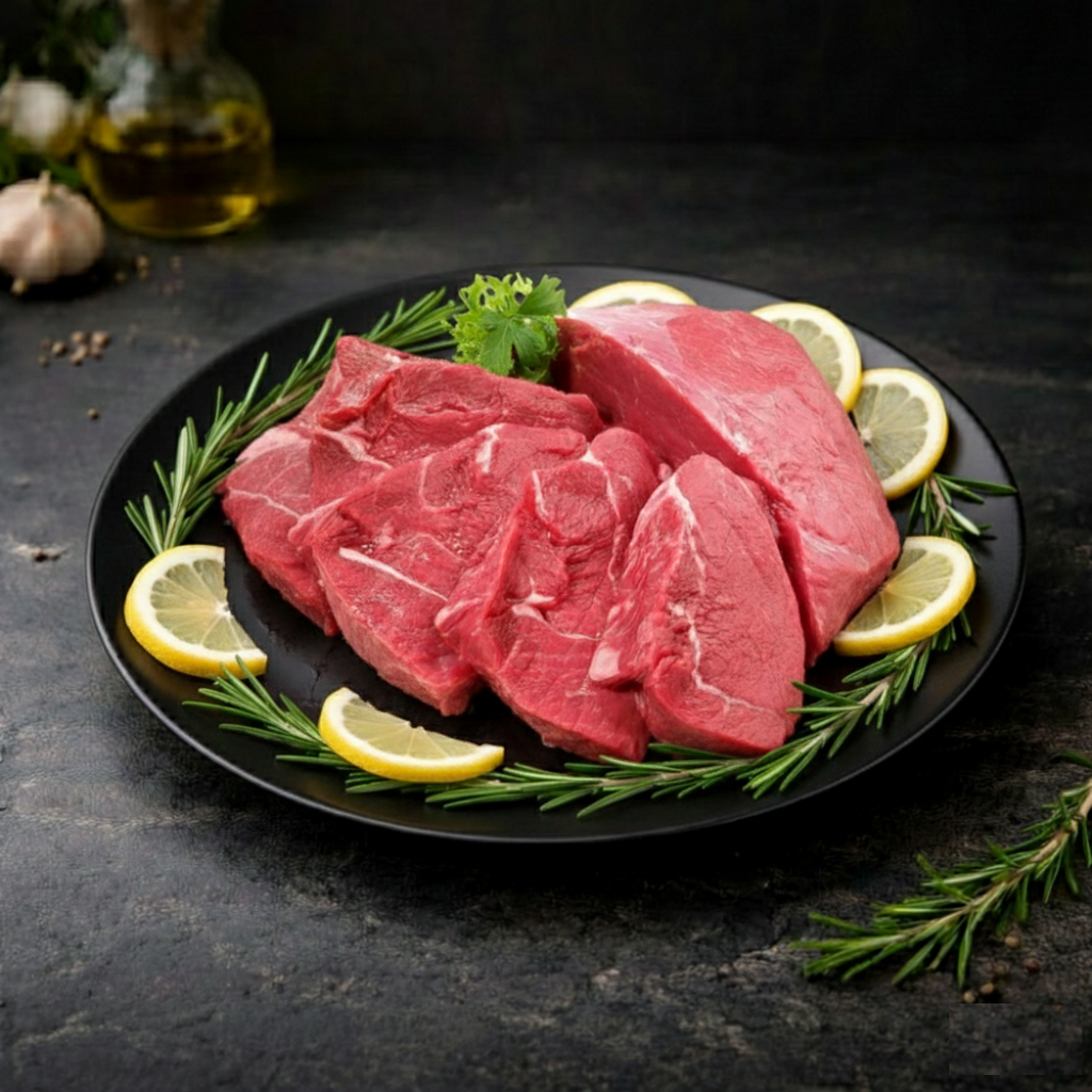 لحم عجل بلدي بدون عظم 1 كيلو